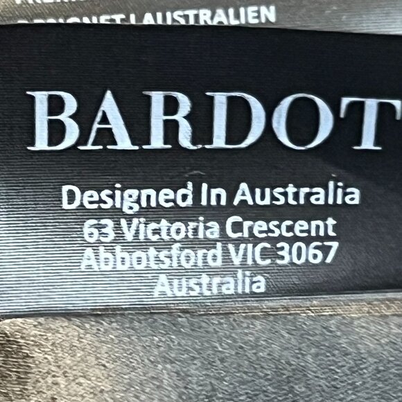 Bardot Women 8 Black Cutout Side Slit  Mob Wife Cocktail Evening Party Dress - Picture 4 of 16